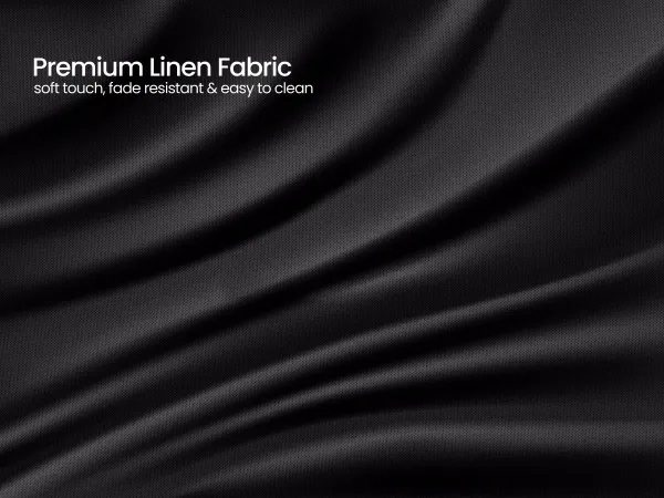 Chloe King Size Double Bed in Black Color